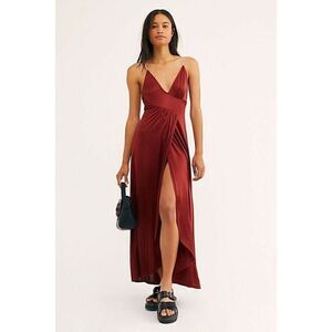 NEW FREE PEOPLE Sz XS EAST SIDE MAXI SLIP DRESS